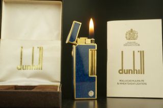 Dunhill Rollagas Lighter - Orings Vintage W/box A41