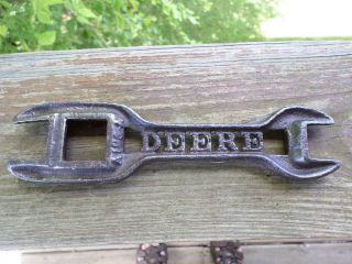 Antique Vtg Very Rare John Deere Cutout A196 - A Wrench Tractor Tool 1911 - 1912