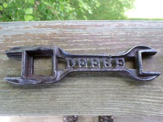 Antique VTG Very Rare John Deere Cutout A196 - A Wrench Tractor Tool 1911 - 1912 3