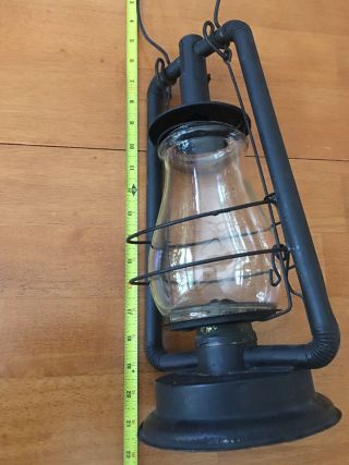 Vintage Berger Lift Kerosene Tubular Lantern