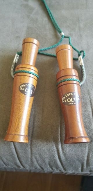 2 Vintage 66 Duck Call Ps Olt & 800 Goose Call Ps Olt
