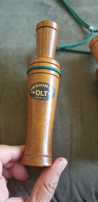 2 VINTAGE 66 DUCK CALL PS OLT & 800 GOOSE CALL PS OLT 2