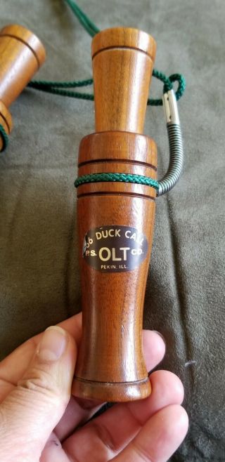 2 VINTAGE 66 DUCK CALL PS OLT & 800 GOOSE CALL PS OLT 3