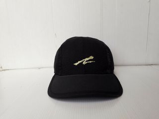 Vintage Andre Agassi Nike Black Cap Hat Tennis Mesh Air Cool Adjustable