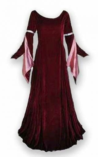 Medieval Dress Game Of Thrones Renfaire Costume Renaissance Vintage Gown