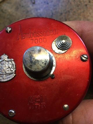 vintage ambassadeur fishing reel.  7000 6