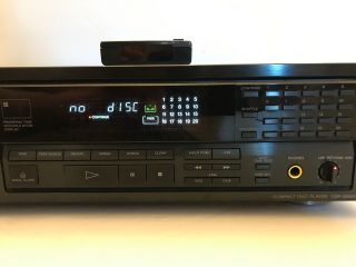 Vintage Sony CDP - 209ES Compact Disk CD Player Deck - Variable Out - With Remote 2