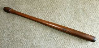 Spalding Mushroom Knob Baseball Bat,  35 " Long,  Vintage Early 1900s