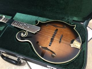 RARE Washburn M - 120 Richie Owens Signature Mandolin F - Style w/Case 2