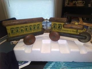 Vintage Toy Tinkers,  Choo - Choo Tinker Railway Train Pull Toy