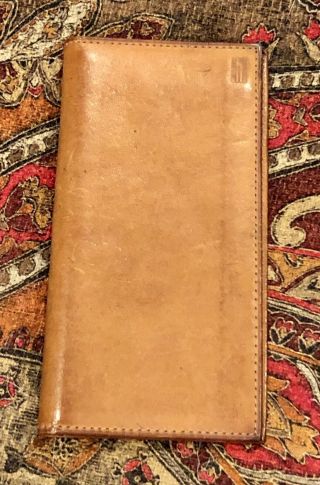 Hartmann Vintage Belting Leather Checkbook Cover In - Rare