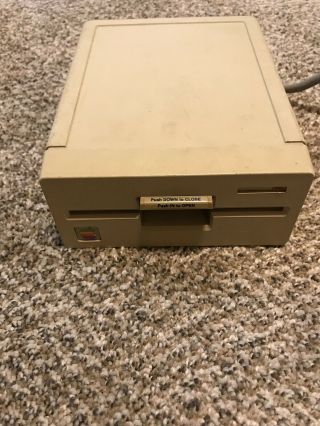 Vintage Apple IIe Computer System,  Floppy Disk Drive 6