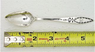 Early American Coin Silver Bright - Cut Teaspoon Mrked J.  L Boston C1800