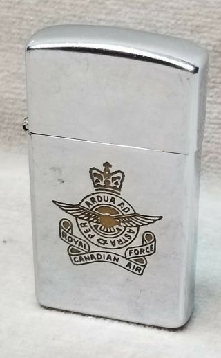 Vintage Zippo Military Lighter Rcaf Royal Canadian Air Force.