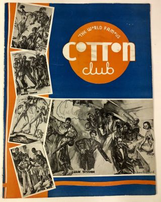Vintage 1939 Cotton Club York World 