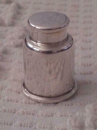 Rare Vintage Tiffany Sterling Silver Milk Can Trinket Pill Box Container