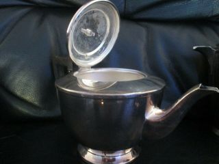 Mappin and Webb Art Deco 4 Piece Silver Plate Tea Set 5