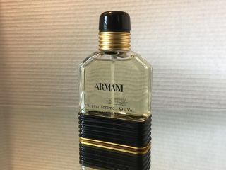 (273) Vintage 3.  4oz Armani Eau Pour Homme 89 Vol Spray By Giorgio Armani,