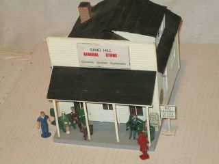 Vintage O - scale ✔SAND HILL General Store CUSTOM Railroad - Diorama WIRED Building 3