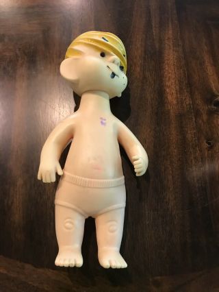 Vintage Dennis The Menace Doll 13 " Rubber Doll By Dennis Play Products 1958