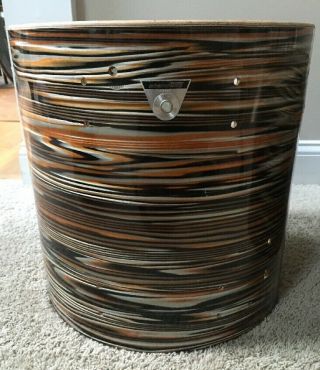 Vintage Ludwig Standard Drum Set Shells Gold Strata 13/16/22 WOW 4