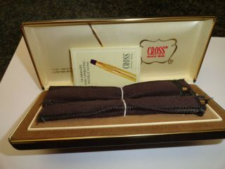 Vintage Cross 14k Gold Filled Pen & Pencil Set,  Instructions