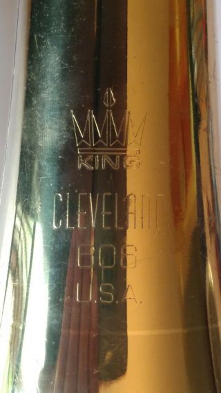 Vintage King Cleveland 606 sliding brassTrombone 2