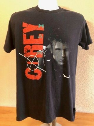Vintage Corey Hart North American Tour ‘85 Ched By Anvil 50/50 Thin T Shirt