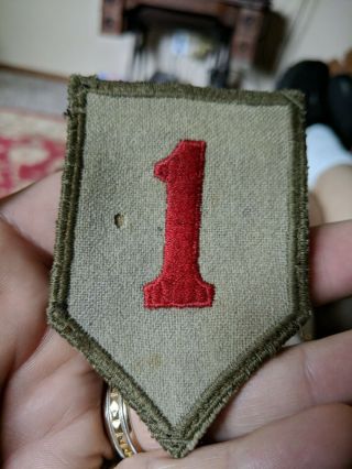 Wwii Us Army 1st Infantry Division Foreign Made Patch