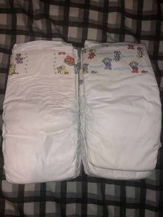 Vintage plastic Pampers L - XL 8 Total 2