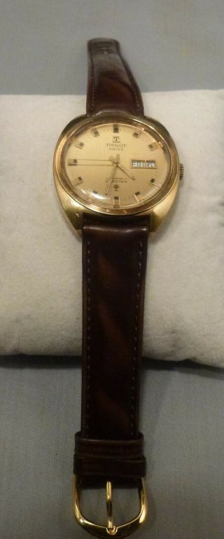 Vintage Tissot Swiss Automatic Seastar Wristwatch - With Date - Runs