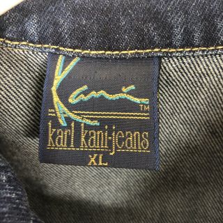 Vtg Karl Kani Mens Xl Denim Shirt Jacket 2pac Hip Hop Hr 3