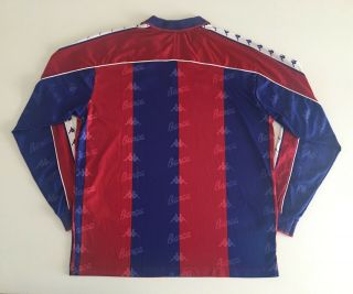BARCELONA FC 1992/95 Home LS Football Shirt L Soccer Jersey KAPPA Vintage Maglia 5
