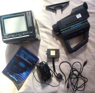 Fisher - Price Vintage Pxl 2000 Pxl2000 Deluxe Camcorder System Rare