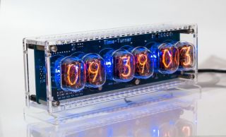 Nixie Tube Clock with 6x IN - 12 unique vintage steampunk watch 3