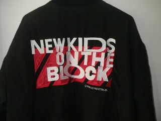 Vintage Kids On The Block Nkotb Hangin Tough Tour Jacket 89 - 90 Music Vnt L