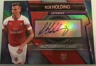 Match Attax Ultimate 18/19 Rare Autograph Card Rob Holding Arsenal 2018/19
