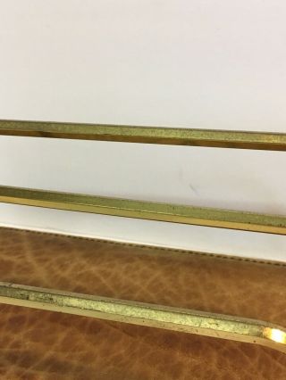 Caracciola Gold Pfeil Goldpfeil Leather Letter Brass Opener Rack Pen Cup Vtg 7