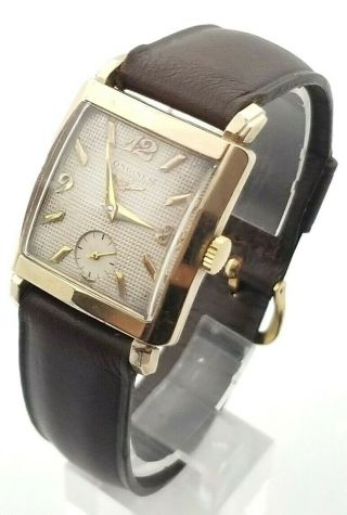 Vintage Longines Wittnauer 23z 10k Gold Filled Wristwatch 17 Jewels