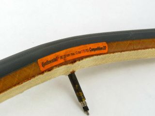 Continental Tire Competition 22 Single Tubular Road 26 " Bicycle Vintage Nos