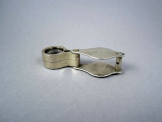 Rare vintage 6x jewellers loupe magnifier magnifying glass by C.  Baker London 3