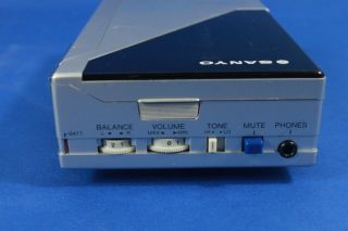 SANYO M - G12,  vintage cassette player - walkman,  serviced.  (ref C 068) 3