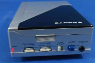SANYO M - G12,  vintage cassette player - walkman,  serviced.  (ref C 068) 4