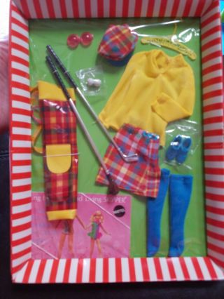 Vintage Barbie Outfit 3413 Golfing Greats Mib