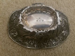 English Sterling Silver Dish,  4.  7oz,  Nathan & Hayes,  1895 Victorian Spot Price