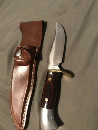Vintage Westmark Usa 702 Hunting Knife And Westmark Sheath Minty