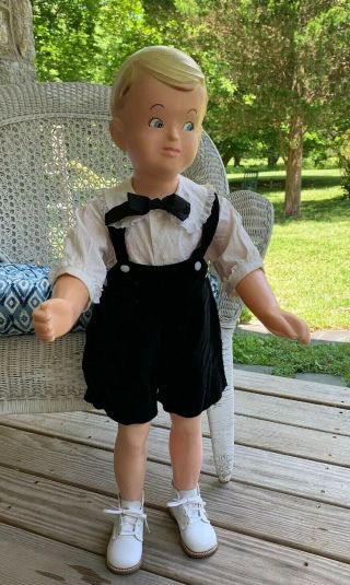 Vintage Mannequin Child Buster Brown Boy 2 Year - Old Size,  Old King Cole Inc.