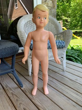 Vintage Mannequin Child Buster Brown Boy 2 Year - old Size,  Old King Cole Inc. 3