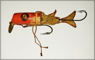 Rare Lovelace Breathing Minnow Lure Made In TX CIrca 1938 2
