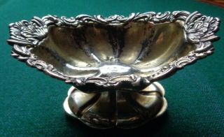 Antique Imperial Russian Solid Silver Gilded Salt Cellar 1851 Moscow Kovalskii
